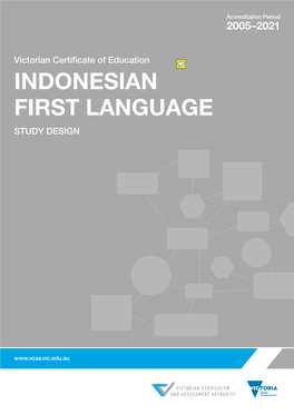 VCE Indonesian First Language Study Design