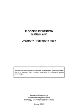 Western Qld Floods
