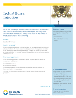 Ischial Bursa Injection