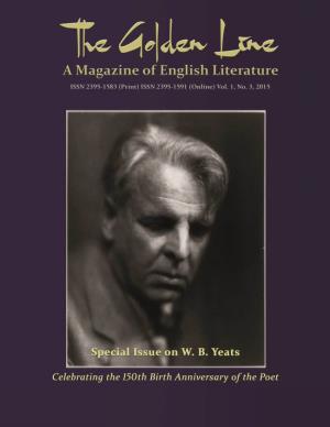 Online Version Available at Special Issue on WB Yeats Volume 1, Number 3, 2015