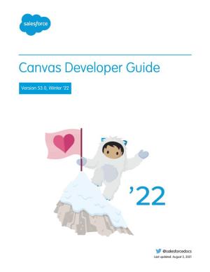 Canvas Developer Guide