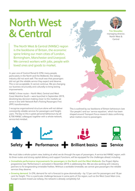 CP6 Delivery Plan Update – North West & Central