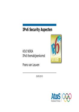 Niria Ipv6 Security
