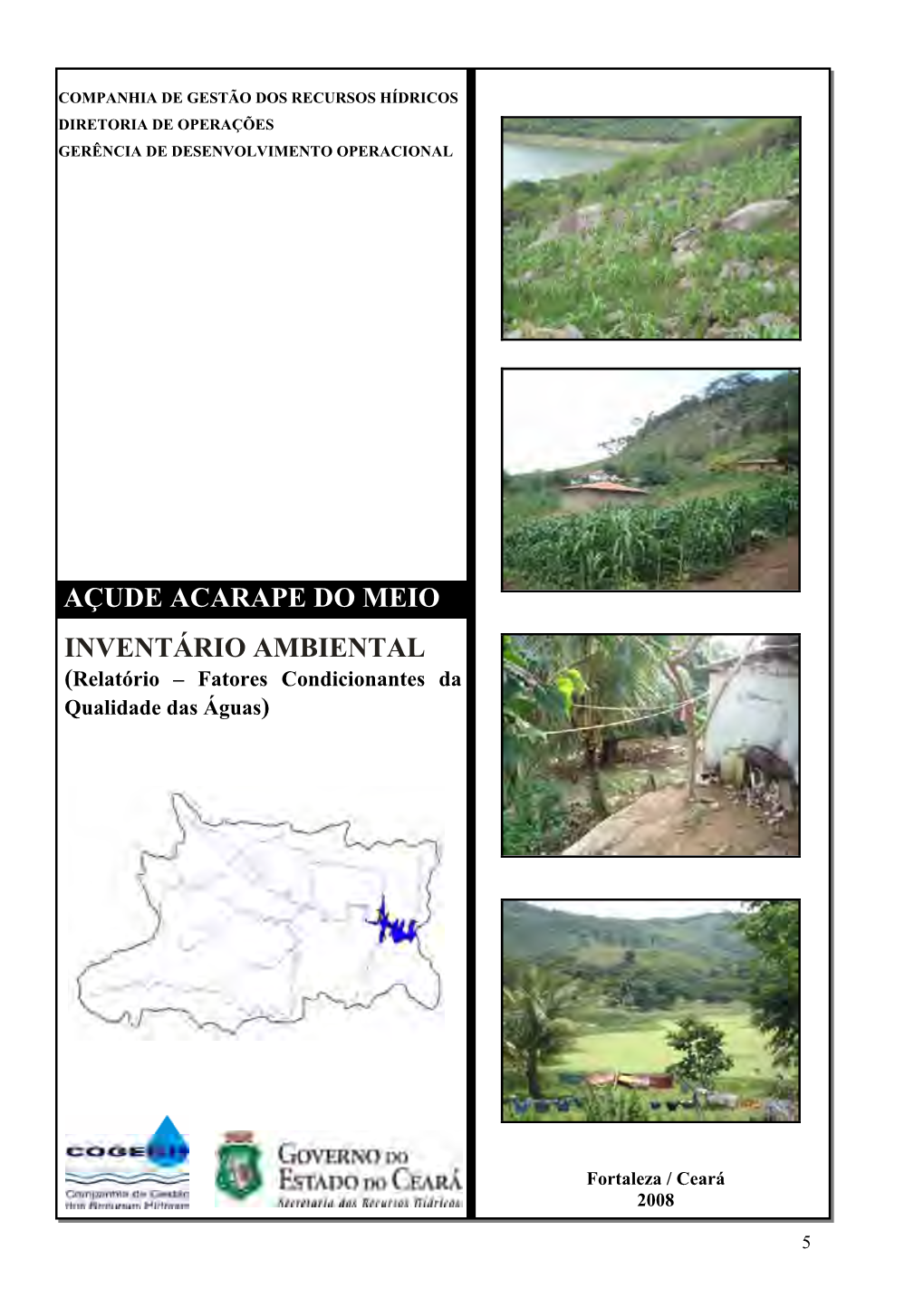 Açude Acarape Do Meio Inventário Ambiental