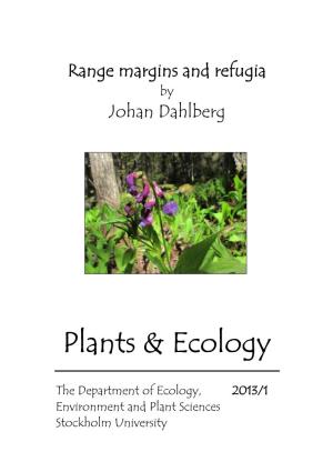 Plants & Ecology