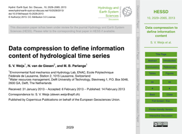 Data Compression to Define Information Content