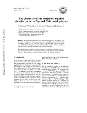 The Chemistry of the Neighbors: Detailed Abundances in the Sgr And
