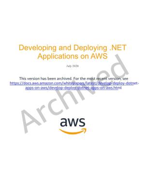 ARCHIVED: Developing and Deploying .NET Applications On