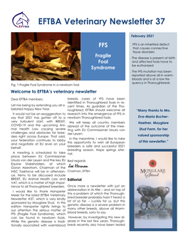 EFTBA Veterinary Newsletter 37