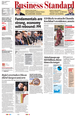 Fundamentalsare Strong,Economy Willrebound:PM