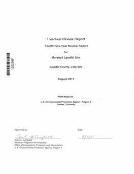 Fourth Five-Year Review Report