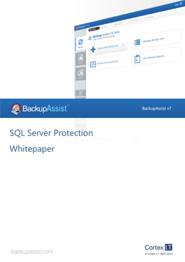 SQL Server Protection Whitepaper