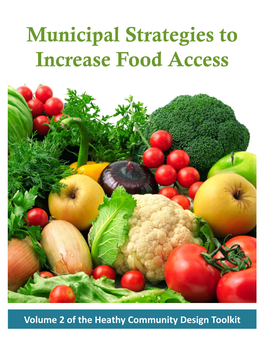 Municipal Strategies to Increase Food Access Toolkit
