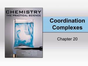 Coordination Complexes