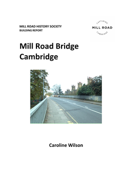 Mill Road Bridge Cambridge