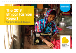 The 2019 Ethical Fashion Report the TRUTH BEHIND the BARCODE the 2019 ETHICAL FASHION REPORT the TRUTH BEHIND the BARCODE