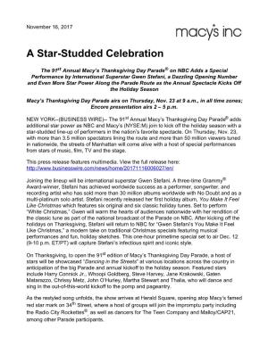 A Star-Studded Celebration