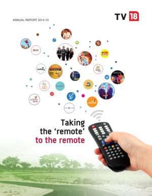 Taking the 'Remote' to the Remote
