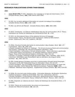 Vita and Publications ◊ December 23, 2004 ◊ 12