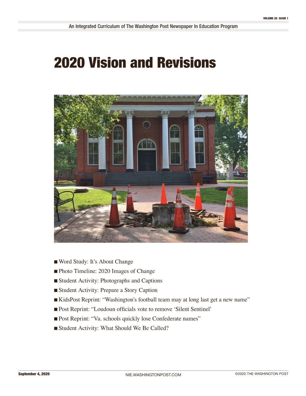 2020 Vision and Revisions