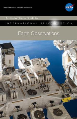 A Researcher's Guide to Earth Observations