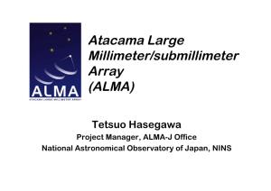 Atacama Large Millimeter/Submillimeter Array (ALMA)