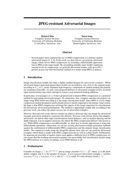 JPEG-Resistant Adversarial Images