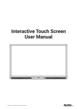 Interactive Touch Screen User Manual