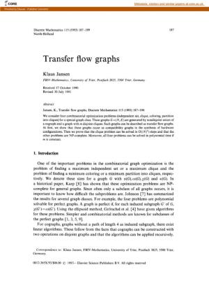 Transfer Flow Graphs