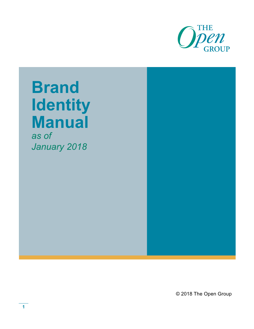Brand Identity Manual As of January 2018