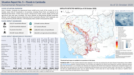 Situation Report No. 5 – Floods in Cambodia Humanitarian Response