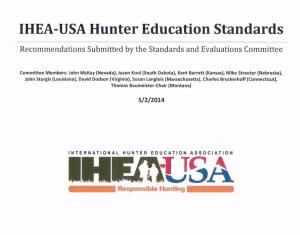 IHEA-USA Hunter Education Standards
