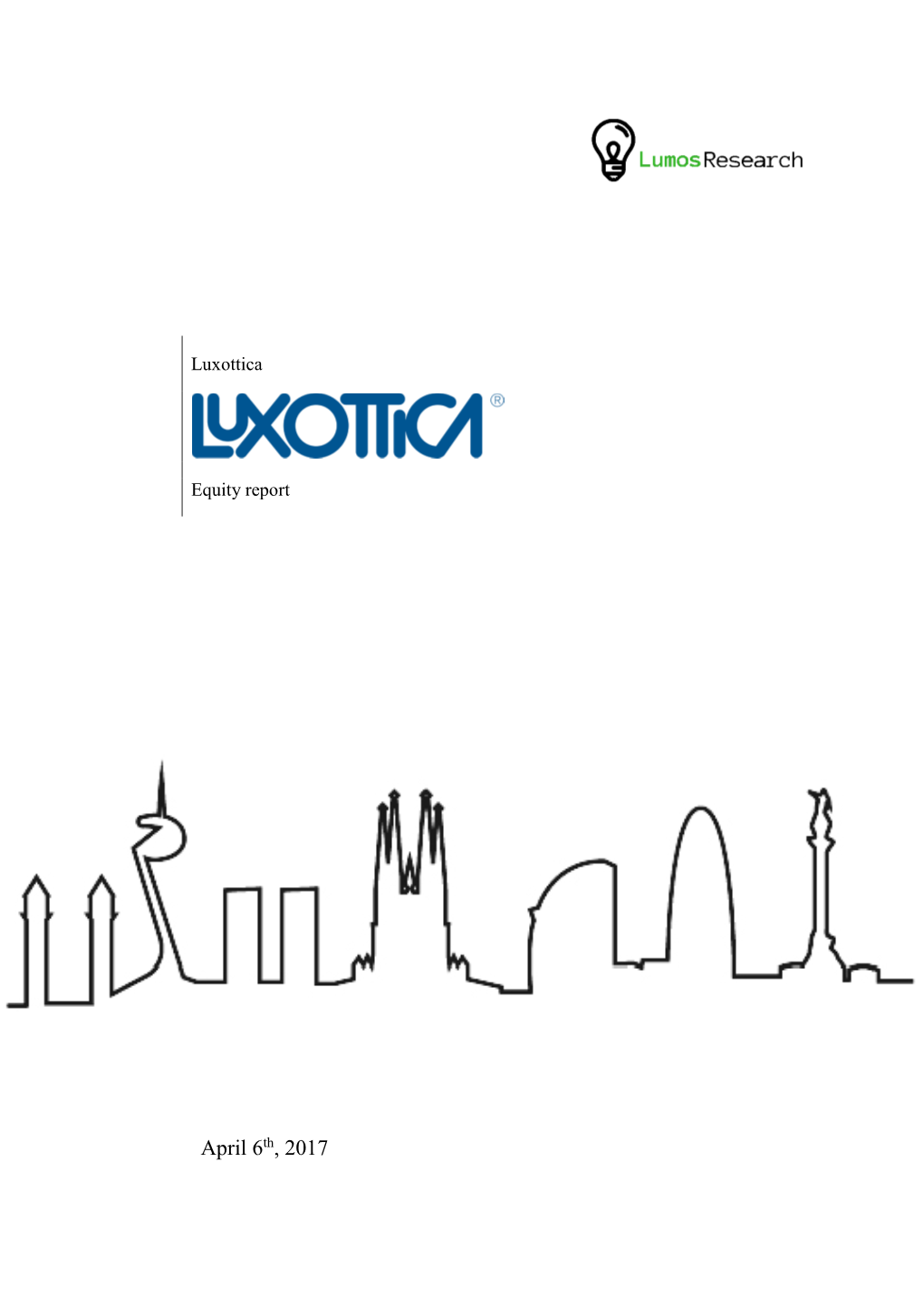 Luxottica Equity Report