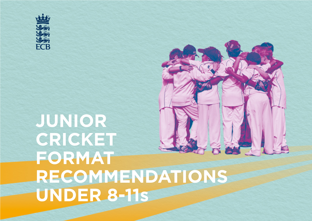 ECB Junior-Cricket-Formats Recommendations