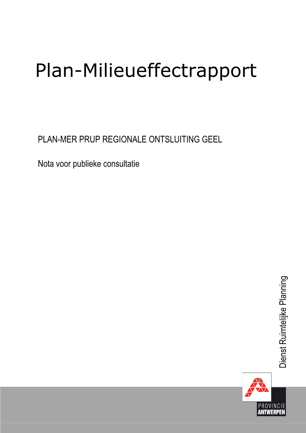 Plan-Milieueffectrapport