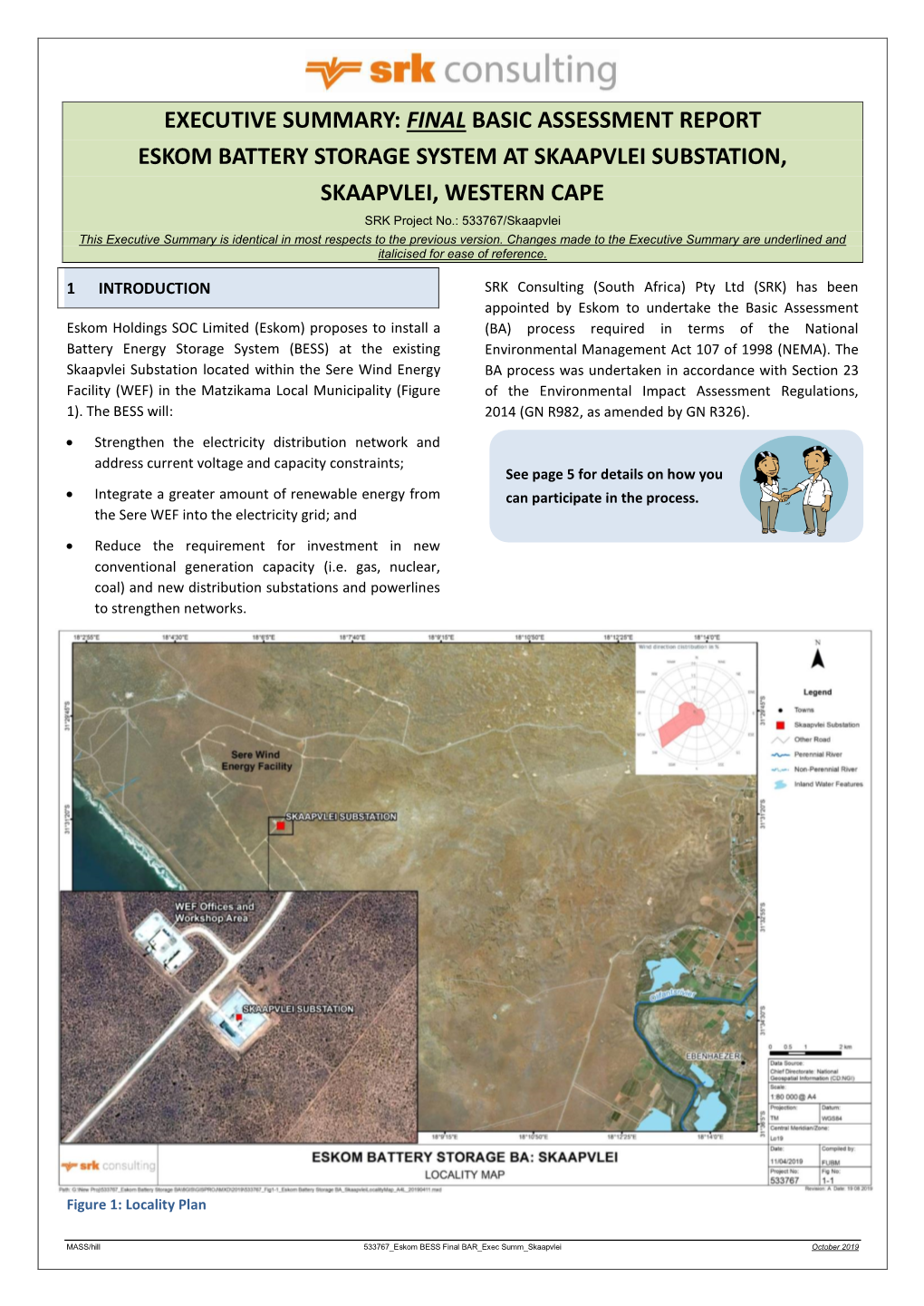 Final Basic Assessment Report Eskom Battery Storage System at Skaapvlei