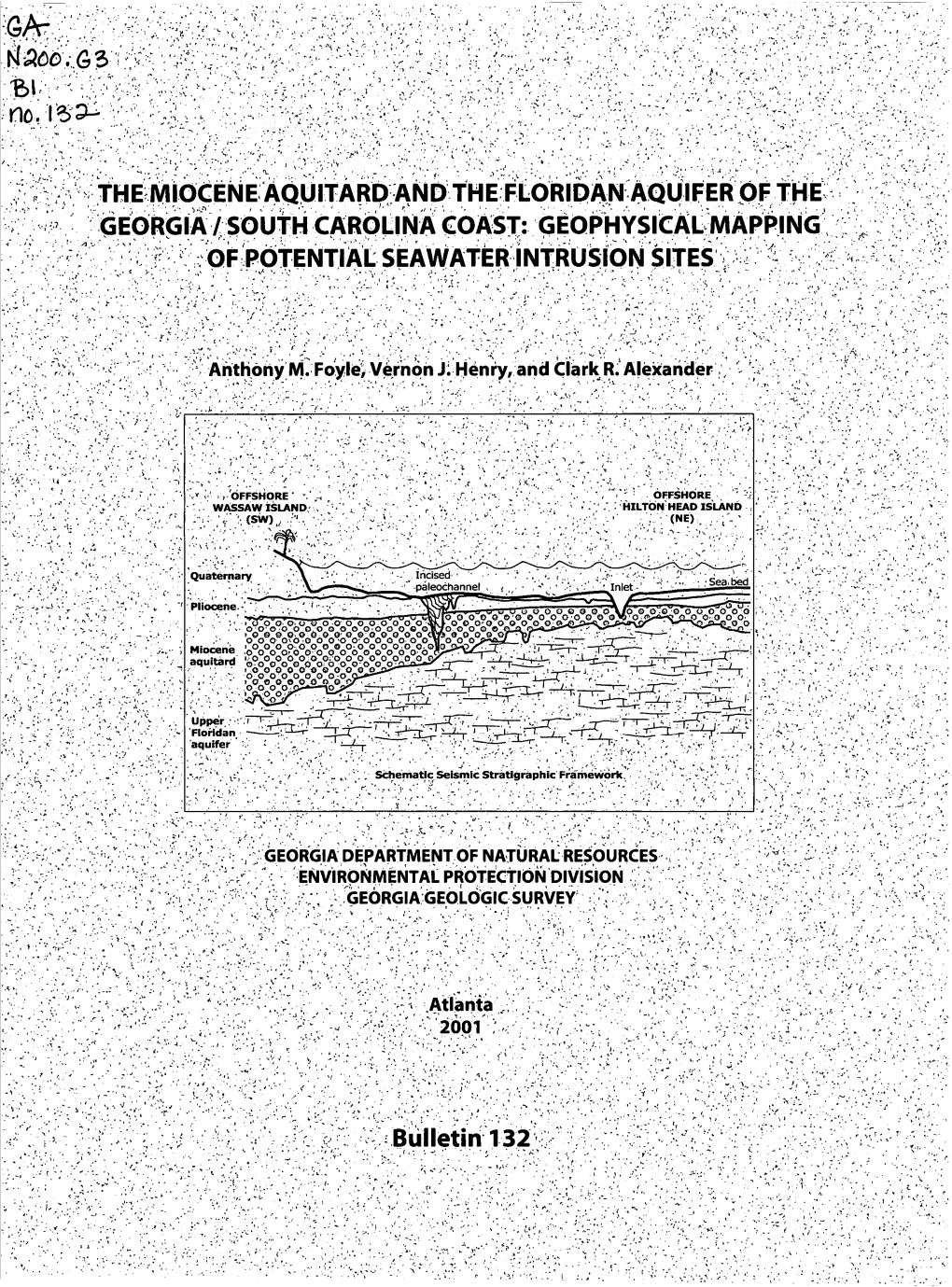 B-132 Miocene Aquitard and Floridan