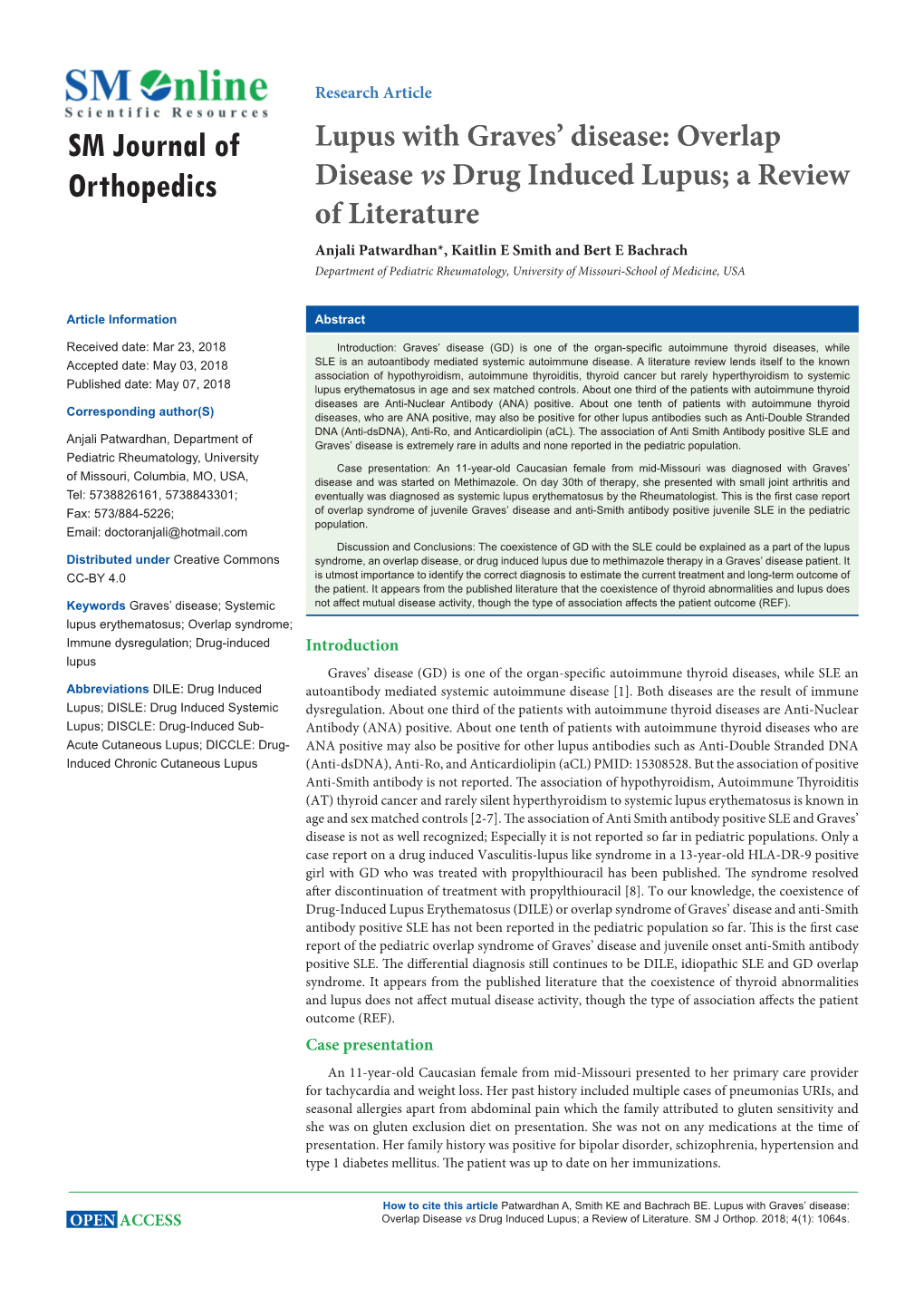 Lupus with Graves' Disease