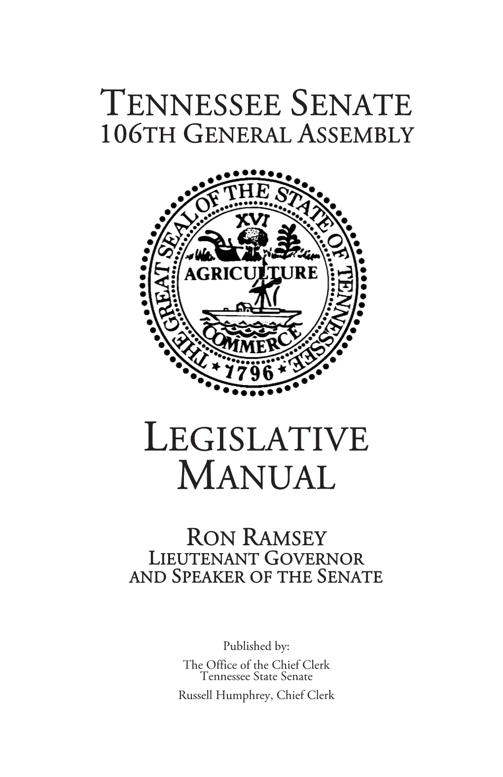 The Senate Legislative Manual