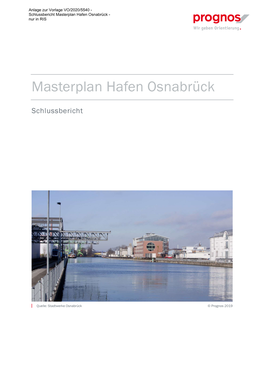 Masterplan Hafen Osnabrück