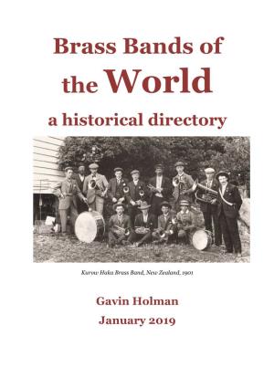 Brass Bands of the World a Historical Directory