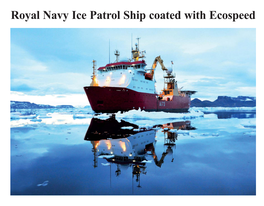 Royal Navy Ice Patrol Ship Coated with Ecospeed Royal Navy Ice Patrol Ship Coated with Ecospeed