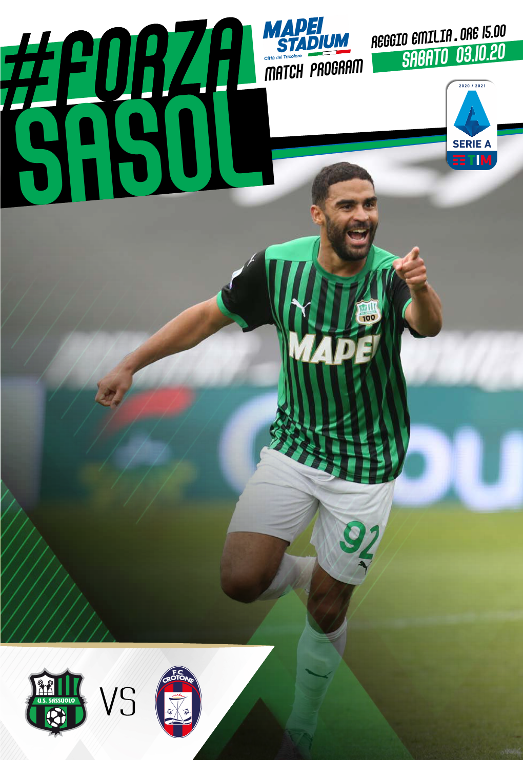 4 Classifica 7 Benvenuto Crotone 5 Sassuolo