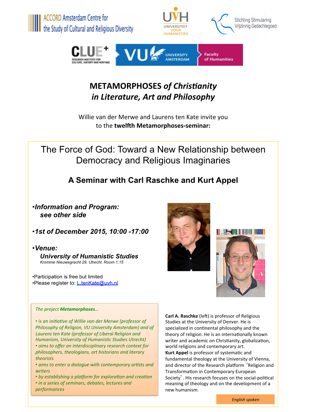 The Force of God: Toward a New Relationship Between Democracy and Religious Imaginaries