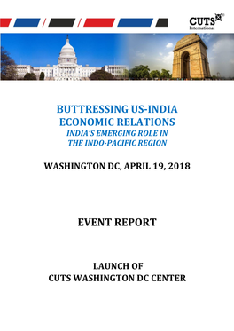 Buttressing Us-India Economic Relations Event