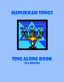 Hanukkah Songs Sing Along Book