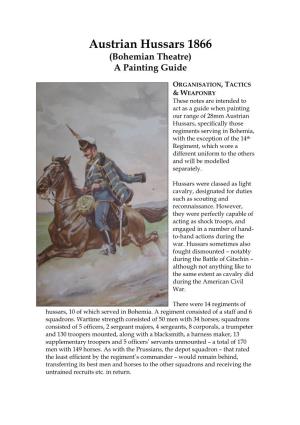 Austrian Hussars 1866 (Bohemian Theatre) a Painting Guide
