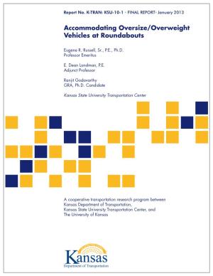 Accommodating Oversize/Overweight Vehicles at Roundabouts