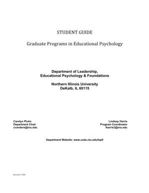 Educational Psychology Student Handbook