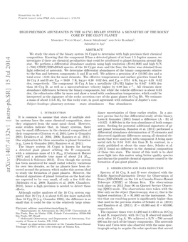 High Precision Abundances in the 16 Cyg Binary System: a Signature Of